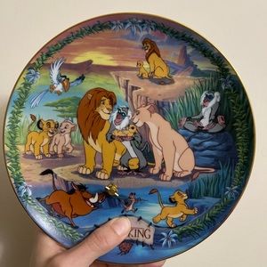 Lion King musical plate